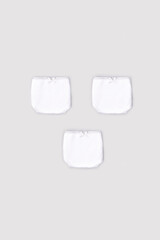 набор трусы/ уп  для девочки  К 1909-3уп/белый Ал