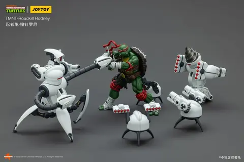 Фигурки Роботы-охранники Роудкилл Роднеис из мультфильма Черепашки Ниндзя 1/18