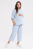 Костюм для беременных 15872 пыльно-голубой