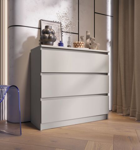 Челси Комод 800 (3 ящика) (Кашемир, Кашемир)