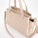 Сумка Саломея 457 леар беж + тиснение