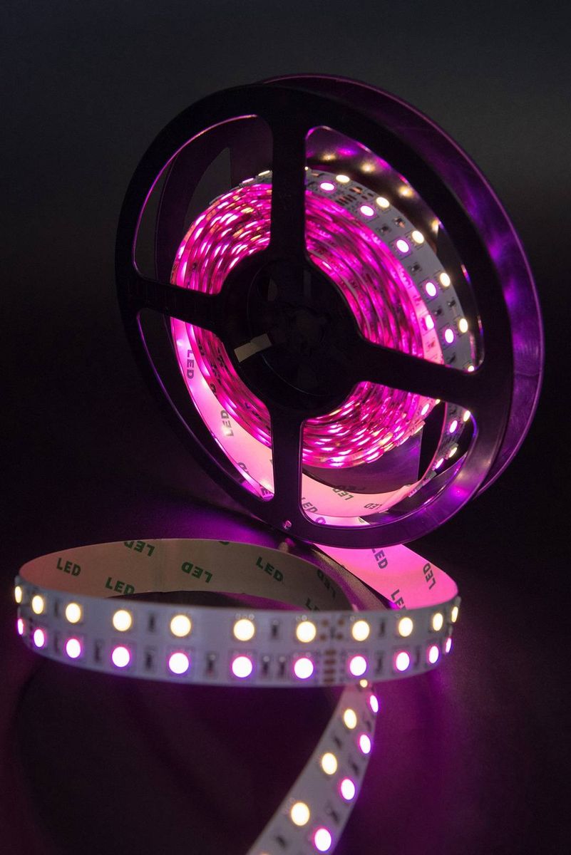Светодиодная лента SWG 28,8W/m 120Led/m 5050SMD RGB/теплый белый 5M SWG5120-24-28.8-RGBWW-М 009256