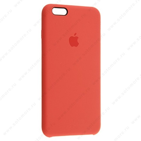 Накладка Silicone Case для Apple iPhone 6s Plus/ 6 Plus малиновый