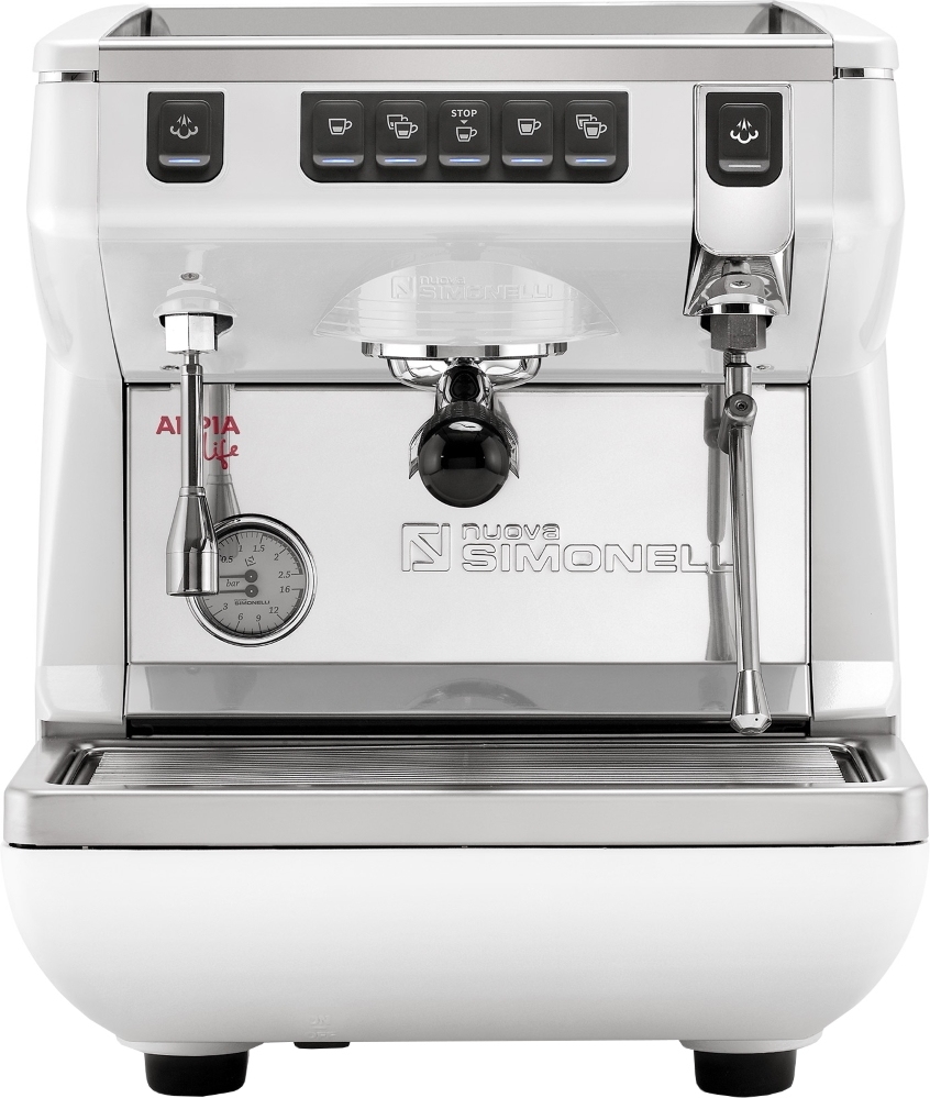 Рожковая кофемашина Nuova Simonelli Appia Life 1Gr V 220V white (167517) –  купить за 272 580 руб | Интернет-магазин оборудования для магазинов и  ресторанов Profcook.ru