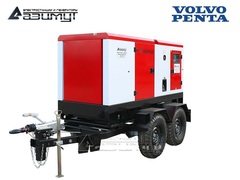Дизельный генератор Азимут ЭД-80-Т400-1РКМ23 Volvo Penta на шасси в кожухе