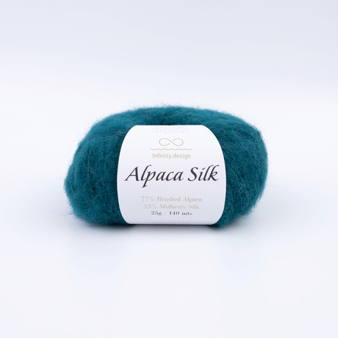 Пряжа Infinity Alpaca Silk 6545 петроль