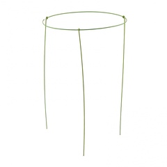 Опора для растений круглая, D 28 см, H 45 см, 3 шти в упаковке, металл в пластике Palisad