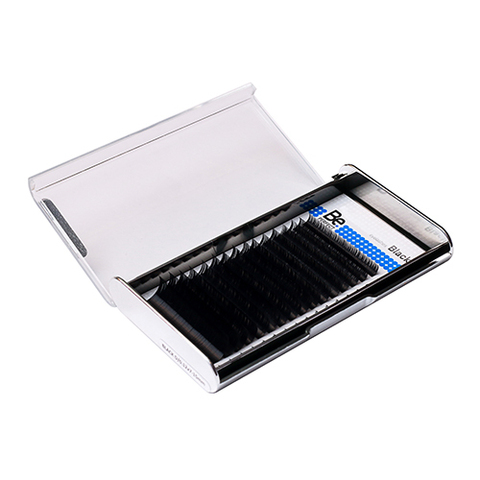 Чёрные ресницы Be Perfect Black MIX 16 линий (D/0,07/7-15)