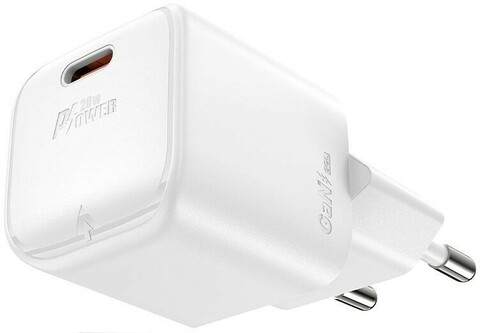 Зарядное устройство ACEFAST A73 mini PD20W GaN USB-C charger RUS, White