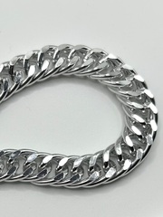 Цепочка декоративная, цвет: серебро, 15 мм