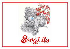 Açıqca\Открытки\ Gift \ Happy Valentines-  Sevgi ilə Teddy