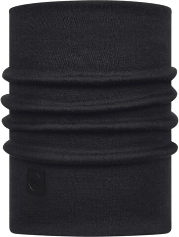 Картинка шарф-труба Buff neckwarmer wool heavyweight Black - 1