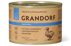 Grandorf Dog консервы для собак паштет из утки 200г