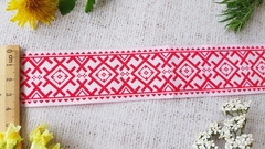 Тесьма текстиль жаккард, ш. 4 см