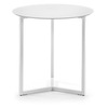 Журнальный столик Marae Ø50 см белый