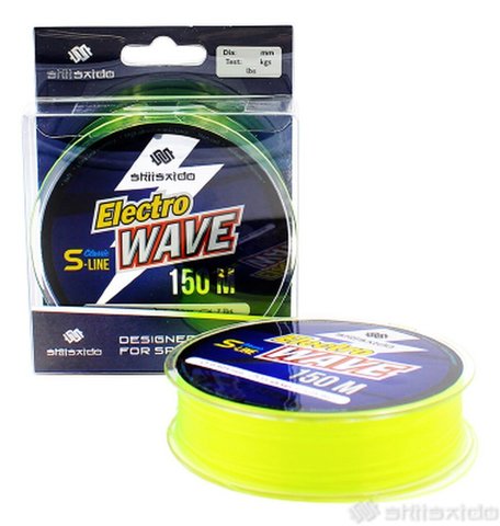 Рыболовная леска Shii Saido Electro wave, 150 м, 0,331 мм, до 7,83 кг, желтая SSE150-0,331