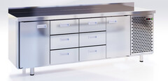 Морозильный шкаф стол Cryspi СШН-6,2 GN-2300