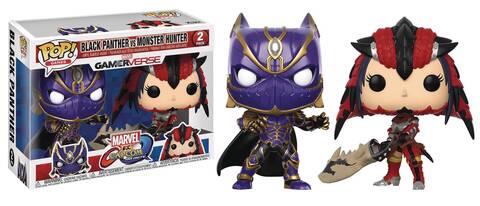 Funko POP! Vinyl 2-Pack: Capcom vs. Marvel: Black Panther vs Monster Hunter || Черная Пантера против Охотницы на Монстров