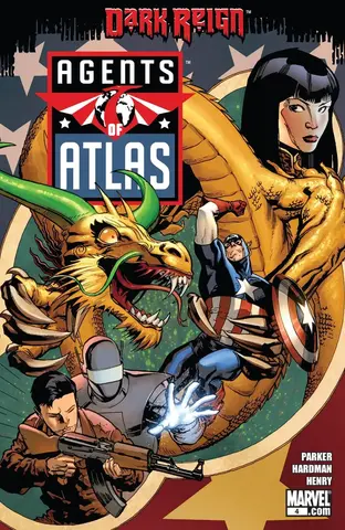 Agents Of Atlas Vol 2 #4 (Cover A) (Б/У)