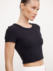 Футболка Jules Сropped Tee in Black