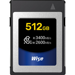 Карта памяти Wise 512GB Advanced CFexpress 4.0 Type B 3400/2600/800 MB/s