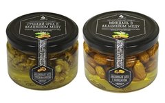Набор (2 шт.) орехов в акациевом меду: грецкий и миндаль, 500 г