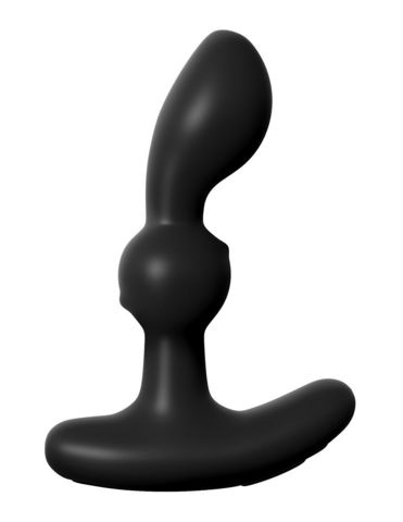 Чёрный вибромассажер простаты P-Motion Massager - 15,2 см. - Pipedream Anal Fantasy Elite Collection PD4772-23