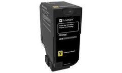 Тонер-картридж для принтеров Lexmark CS725 желтый (yellow). Ресурс 12000 стр (74C5HY0)