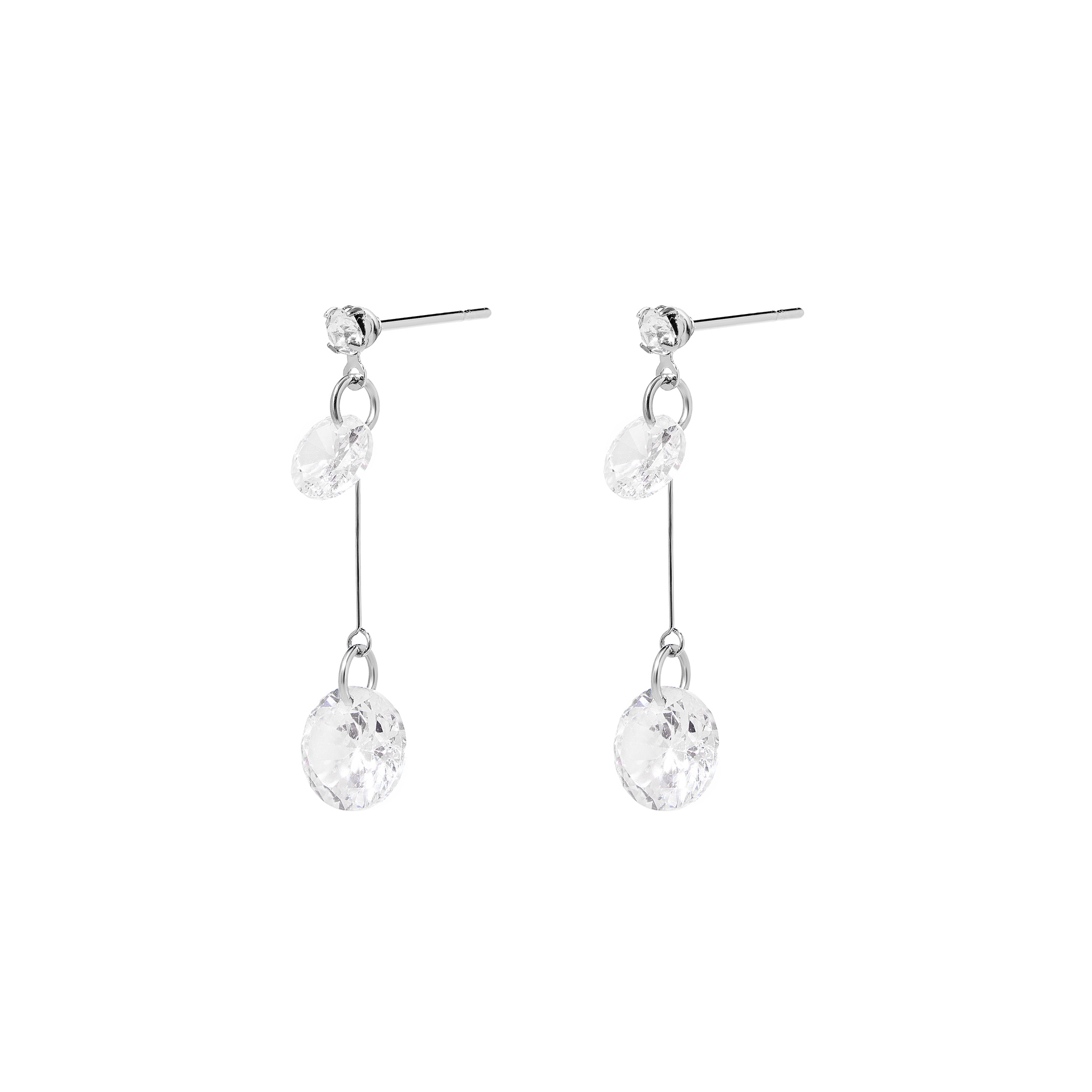 

Серьги Double Crystal Earrings