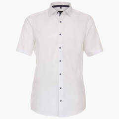Сорочка мужская Venti Modern Fit 634079600-000 белая, короткий рукав