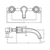 Смеситель встраиваемый двухвентильный Jacob Delafon Elevation E18872-CP