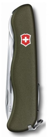 Нож Victorinox Forester, 111 мм, 12 функций, зеленый