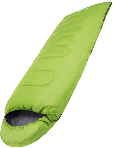 Картинка спальник Kingcamp 3121 oasis 250 -3с 190+30x75 зеленый - 1