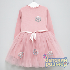 Платье «снежинки» (лапша) 92-104