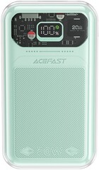 Внешний аккумулятор ACEFAST M2-20000 Sparkling series быстрая зарядка 30W power bank, зеленый