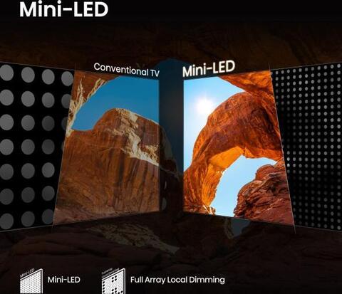 Телевизор QLED Hisense 55" 55U7Q угольно-серый 4K Ultra HD 144Hz