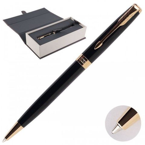 1931497 Parker Sonnet Core Black Lacquer GT Шариковая ручка