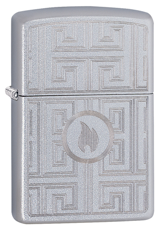 Зажигалка Zippo Labyrinth Design с покрытием Satin Chrome (29857) | Wenger-Victorinox.Ru