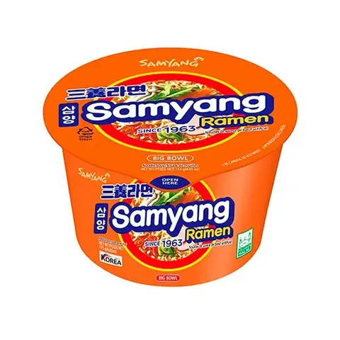 Лапша быстрого приготовления Самянг Биг Боул со вкусом говядины, 115 г Samyang (16)