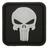 3D Patch Punisher Skull oliv