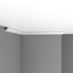 Плинтус потолочный гладкий Decomaster 96123 30х30х2400мм