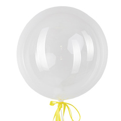 К Deco Bubble (Бабл), 36''/91 см, Прозрачный, Плоский, 1 шт. (В фиолетовой упаковке)