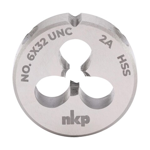 Плашка №6 -32-UNC DINEN22568 HSS 2A 60° 20x7мм NKP 245006N