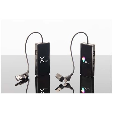 SCX.design H20 USB-концентратор 8-в-1 с двойным входом и 6 портами