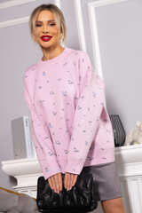 Свитер оверсайз Анита (сиреневый) Б14760-1М LT Collection