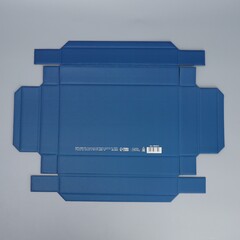 Коробка сборная одиночная Прямоугольник, Новогодний венок, 25,5*15*4 см