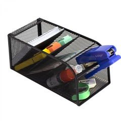 
          Подставка-органайзер д/канцтоваров, Alingar, металлическая, 20,8*10 *9,8 см, 5 отделений, черный