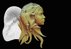 Силиконовый молд № 487 Тату драконов ( 