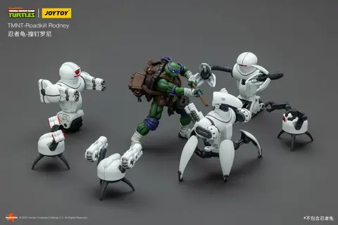 Фигурки Роботы-охранники Роудкилл Роднеис из мультфильма Черепашки Ниндзя 1/18