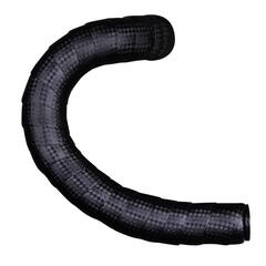 Обмотка руля CLARKS CHBT-0105 PU&EVA+крепеж+заглушки на руль,"гладкая поверхность", черная (3-265)